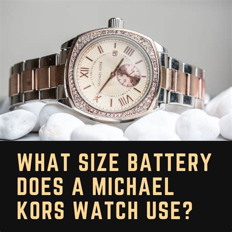 michael kors watch battery type|michael kors battery replacement size.